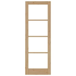 Porte intérieure avec verre "ORKDAL" 73,5x211x4 cm en bois massif de pin 