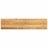 Marches d'escalier 4 pcs marron clair 110x30x2 cm chêne massif 