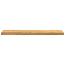 Marches d'escalier 4 pcs marron clair 110x30x2 cm chêne massif 