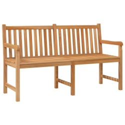 Banc de jardin 150 cm Bois de teck solide 