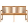Banc de jardin 150 cm Bois de teck solide 