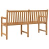 Banc de jardin 150 cm Bois de teck solide 