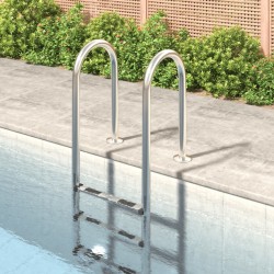 Échelle de piscine 54x38x158 cm acier inoxydable 304 