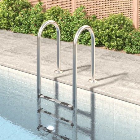 Échelle de piscine 54x38x158 cm acier inoxydable 304 