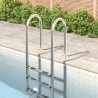 Échelle de piscine 54x38x158 cm acier inoxydable 304 