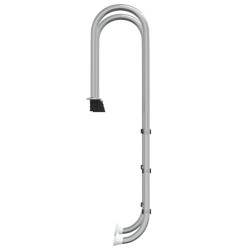Échelle de piscine 54x38x158 cm acier inoxydable 304 