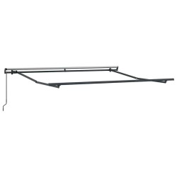 Auvent Rétractable Multicolore 350 x 250 cm tissu 