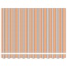 Auvent Rétractable Multicolore 350 x 250 cm tissu 