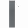 Store de Fenêtre Gris foncé 80 x 130 cm Aluminium 