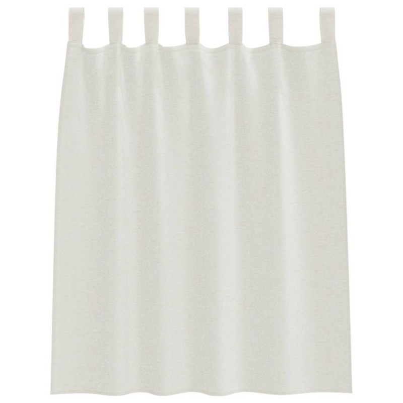 Rideaux avec des rideaux 2 pcs Crème 140 x 140 cm Polyester 