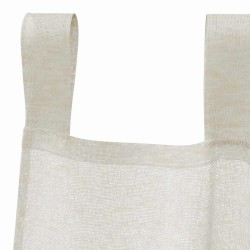Rideaux avec des rideaux 2 pcs Crème 140 x 140 cm Polyester 