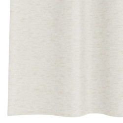 Rideaux avec des rideaux 2 pcs Crème 140 x 140 cm Polyester 