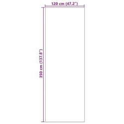 Paillasson lavable rose 120x350 cm 