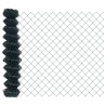 Jeu de Poteaux de Clôture Vert 1.4 x 10 m Acier galvanisé 
