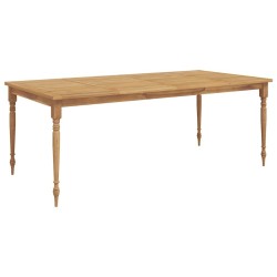 Table Batavia 200x100x75 cm Bois de teck solide 