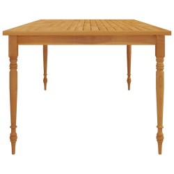 Table Batavia 200x100x75 cm Bois de teck solide 