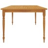 Table Batavia 200x100x75 cm Bois de teck solide 