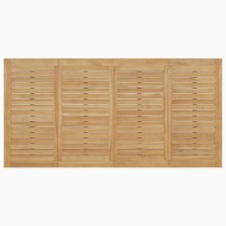 Table Batavia 200x100x75 cm Bois de teck solide 