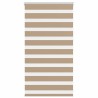 Store zèbre marron sable largeur du tissu 70,9 cm polyester 
