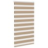Store zèbre marron sable largeur du tissu 70,9 cm polyester 