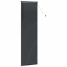 Store de Fenêtre avec des rideaux Autre Noir 80 x 130 cm Aluminium 