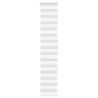 Store zèbre blanc 50x200 cm largeur du tissu 45,9 cm polyester 
