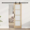 Porte Coulissante avec Ensemble de Quincaillerie 61x198,5 cm Bois Massif en Pin 