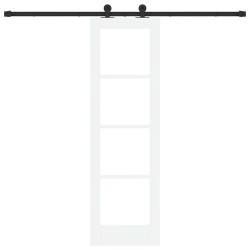 Porte Coulissante avec Matériel ORKDAL Blanche 61x198,5 cm 