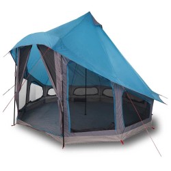 Tente Familiale Tipi Bleue 6 Personnes Imperméable 