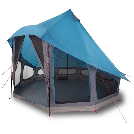 Tente Familiale Tipi Bleue 6 Personnes Imperméable 