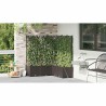 Jardinières de jardin 1 pc Marron 120 x 120 x 142 cm Plastique 