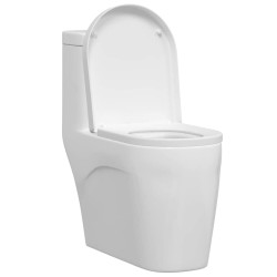 Siège de toilette Blanc 48 x 36.5 x 4.5 cm Polypropylène 