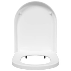 Siège de toilette Blanc 48 x 36.5 x 4.5 cm Polypropylène 