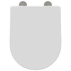 Siège de toilette Blanc 48 x 36.5 x 4.5 cm Polypropylène 