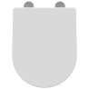 Siège de toilette Blanc 48 x 36.5 x 4.5 cm Polypropylène 