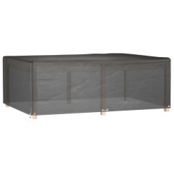 Housse de salon de jardin 12 œillets 230x165x80cm rectangulaire 