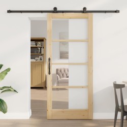 Porte coulissante avec kit de quincaillerie 'ORKDAL'86x198.5 cm 