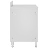 Table de travail commerciale avec armoire 60x60x96 cm Inox 