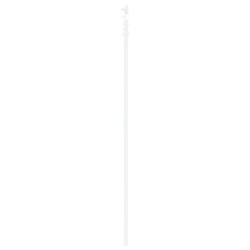 Porte Coulissante avec Kit Quincaillerie 'ORKDAL'Bois Solide Blanc et Verre 
