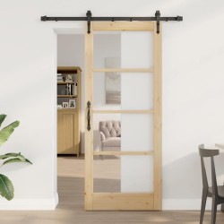 Porte coulissante avec quincaillerie 'ORKDAL'83x202 cm 