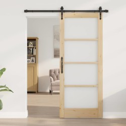 Porte coulissante avec quincaillerie 'ORKDAL'83x202 cm 