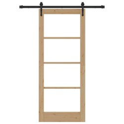Porte coulissante avec quincaillerie 'ORKDAL'83x202 cm 