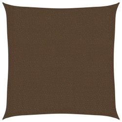 Voile d'ombrage 160 g/m² Marron 2x2 m PEHD 