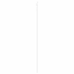 Porte coulissante avec kit de quincaillerie blanche 61x198,5 cm bois massif pin 
