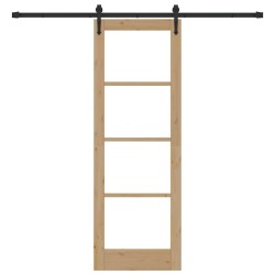 Porte coulissante avec ensemble de matériel 'ORKDAL'73,5x211 cm 