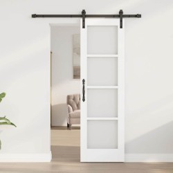 Porte coulissante avec kit 'ORKDAL'blanche 61x198.5 cm 