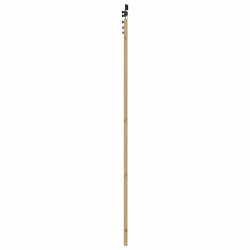 Porte coulissante avec matériel 83x232 cm Bois massif de pin 