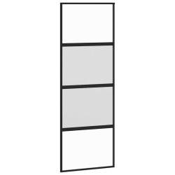 Porte coulissante kit de quincaillerie trempé verre aluminium 