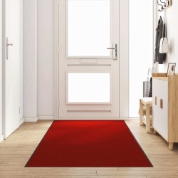 Tapis de porte lavable rouge 120x400 cm 