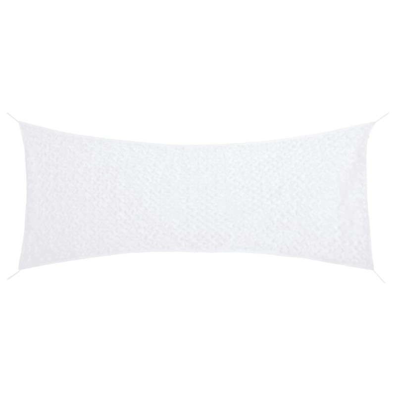 Filet de camouflage avec sac de rangement 312x140 cm blanc 